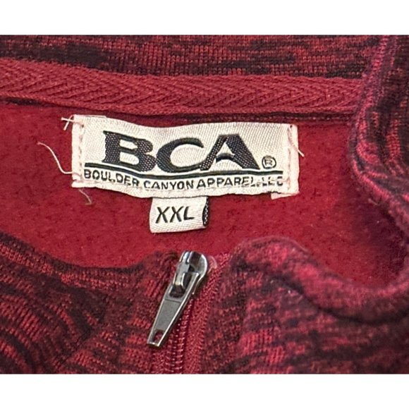 BCA Boulder Canyon Red River New Mexico Half Zip Pullover Adult Unisex Size XXL - Picture 5 of 16